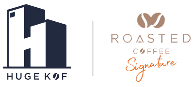 Roasted Coffee Signature Brand CoffeeRoasted Coffee Signature Brand Coffby Huge Kof Logo buge Kof