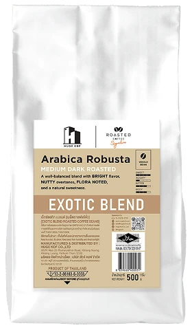 Arabica Robusta Coffee Exotic Blend Brand Roasted Coffee Signature by Huge Kof