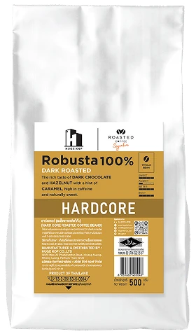 Robusta Coffee Hardcore Brand Roasted Coffee Signature by Huge Kof